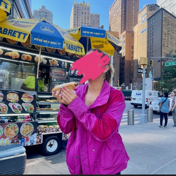 Lululemon Water Repellent Mesh Jacket sz6 fuchsia - Picture 2 of 10